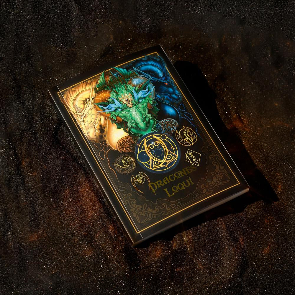 Dracones Loqui oracle deck by Ravynne Phelan