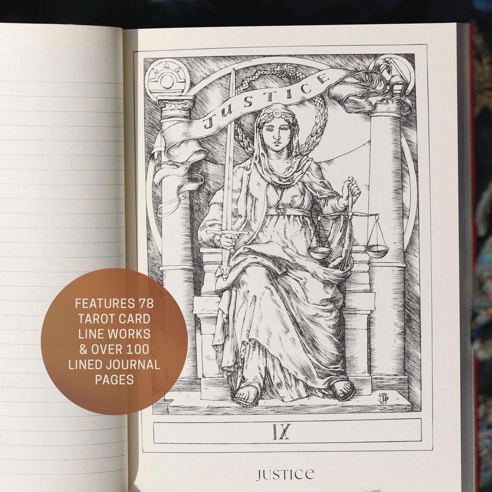 Tarot Journal & Coloring Book by Jake Baddeley - Justice image