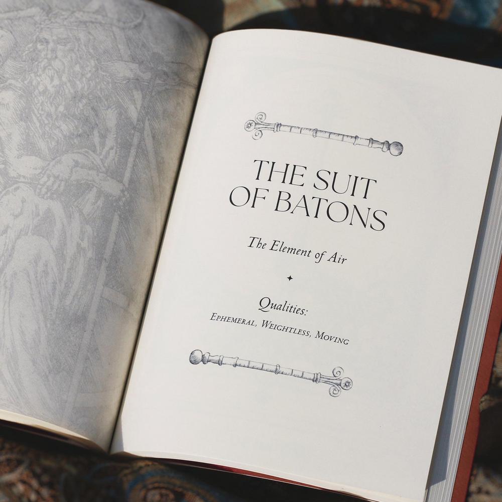 Tarot Journal & Coloring Book by Jake Baddeley, page example