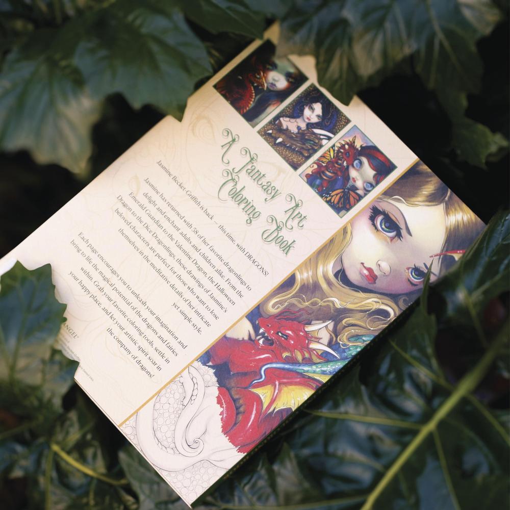 Back of Dragonling coloring book