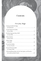 Table of contents for 2027 Magical Almanac