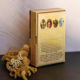 Set of religions oracle cards - Messages of the Saints, back of the box