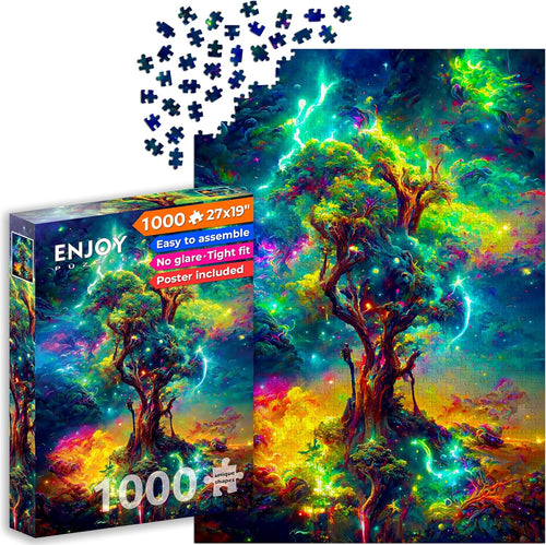 Cosmic Tree of Life Jigsaw Puzzle (1000 Pieces)