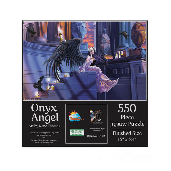 Onyx Angel Jigsaw Puzzle (550 Pieces)