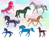 Breyer Sparkling Splendor Deluxe Unicorn Collection of model horses