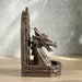 Side of dragon bookend