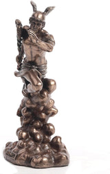 Bronze statue of Greek God Hermes running