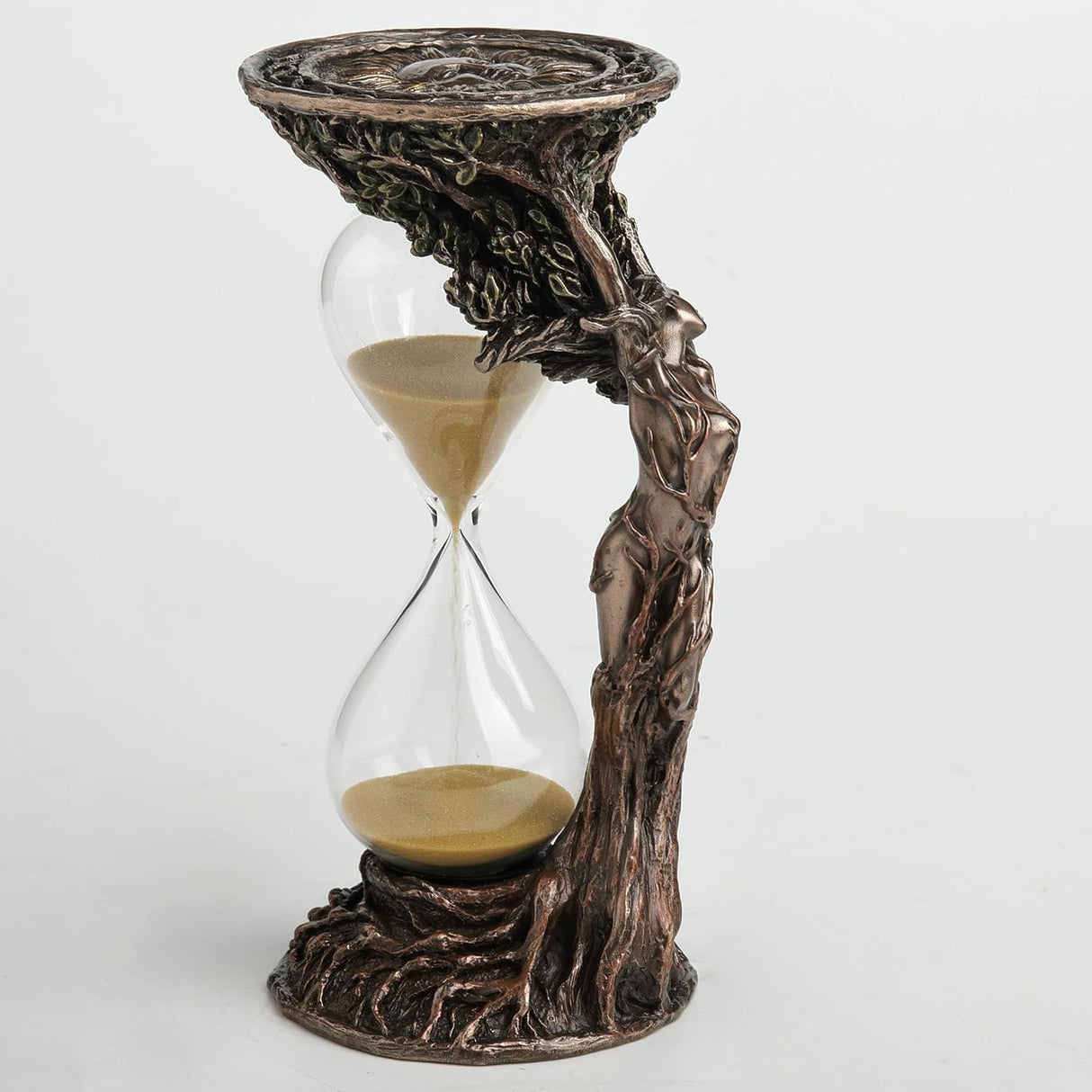 Hourglass featuring a dryad tree spirit