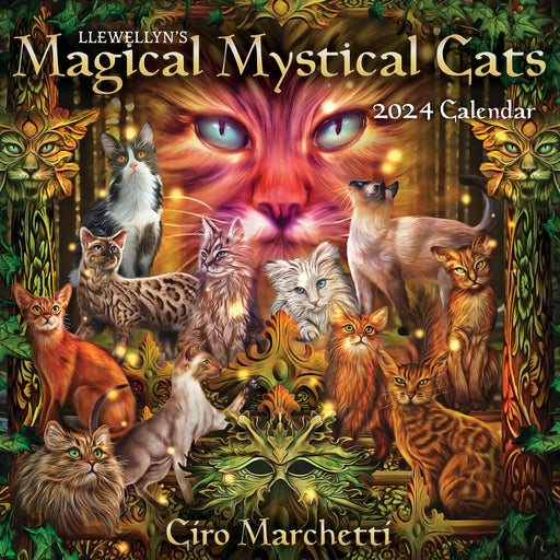 2024 - Llewellyn's Magical Mystical Cats calendar