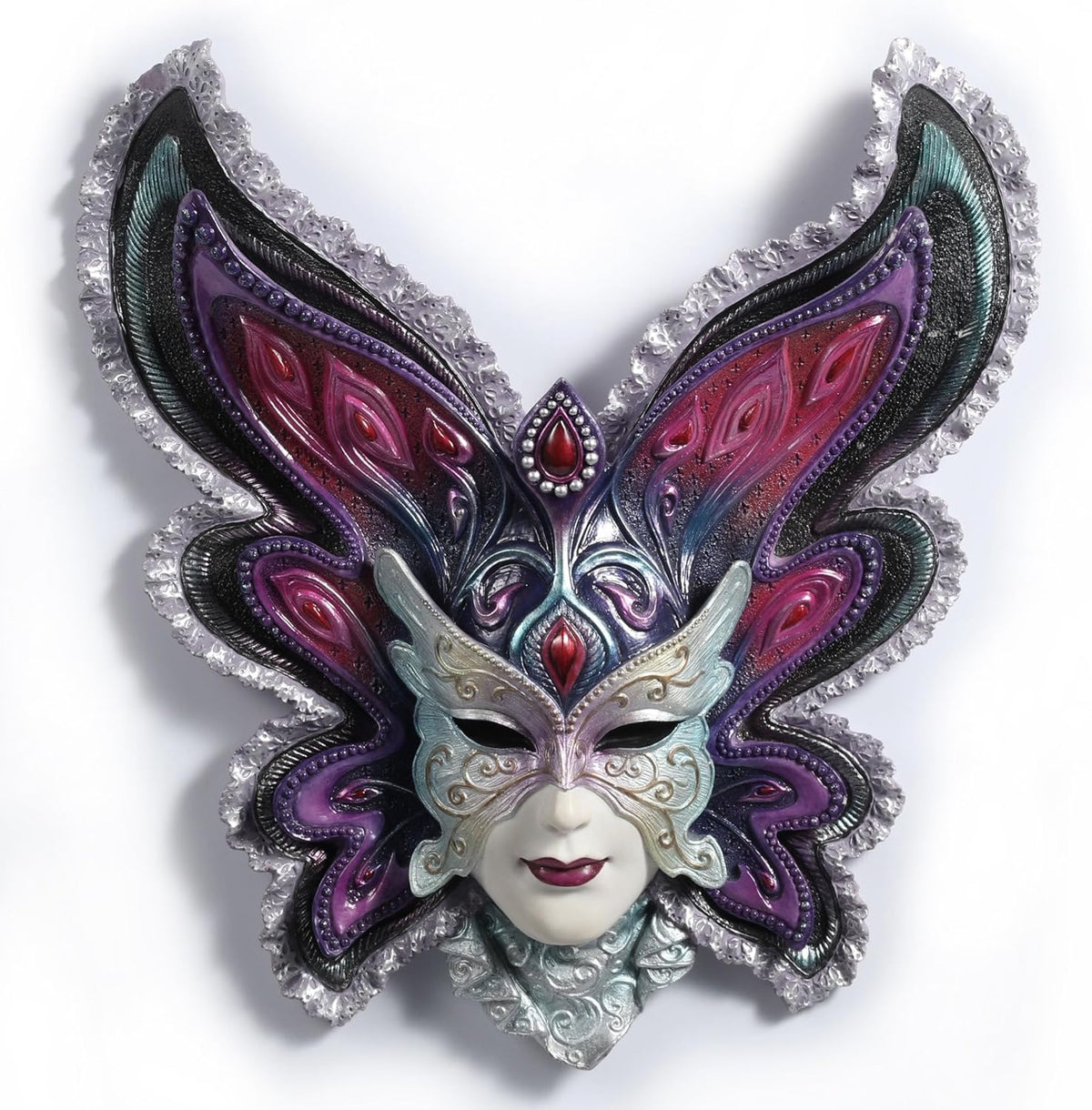 Butterfly Opera Mask Venetian Butterfly Carnival Mask Wall Plaque - Fantasy Décor & Gifts ...