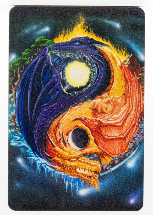 Yin Yang Dragon Magnet - The Art of Ed Beard Jr - Dragons
