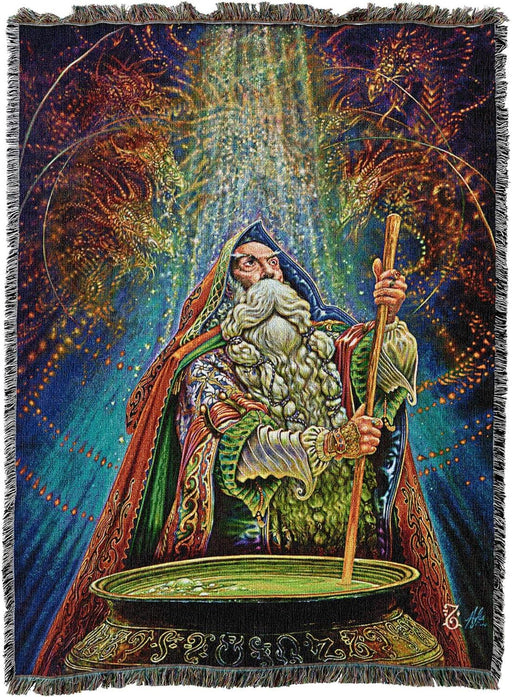 Wizard Woven Tapestry Throw Blanket