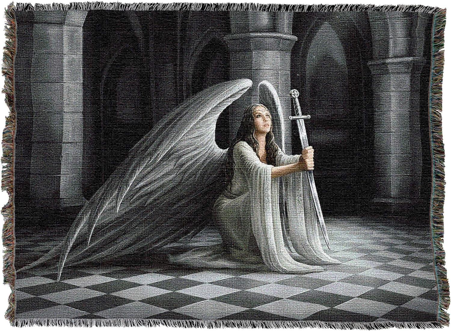The Blessing Tapestry Blanket - Anne Stokes - Angel Gifts
