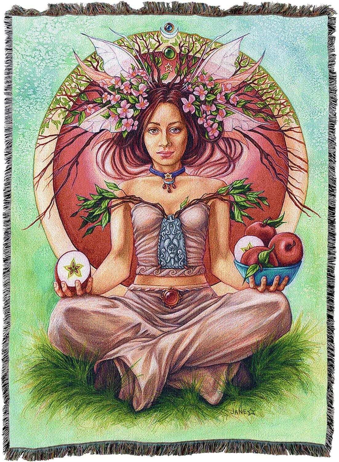 Apple Tree Fae Tapestry Blanket - Jane Starr Weils Fantasy Gifts &  Collectibles | FairyGlen