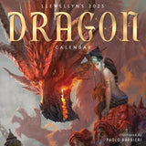 Llewellyn's 2025 Dragon Calendar, Illustrated by Paolo Barbieri