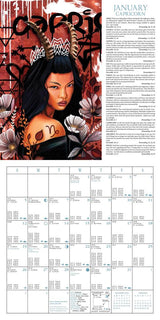 2026 Llewellyn's Astrological Calendar. January Capricorn page