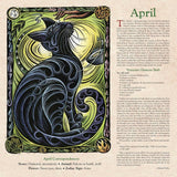 April page for Witches' Calendar 2026