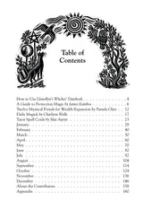 Table of Contents, Witches' Datebook