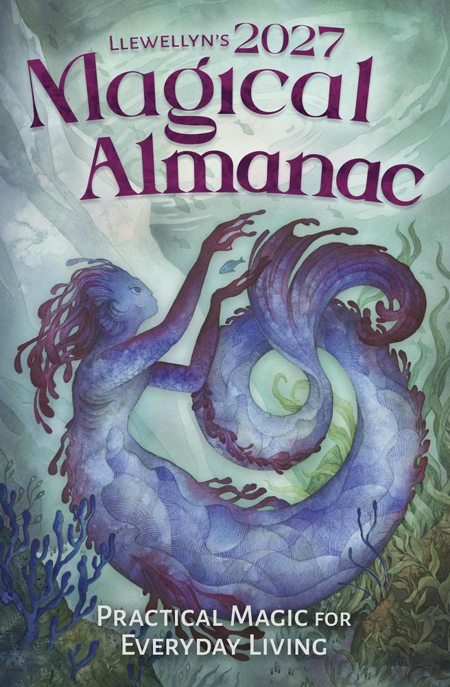 Cover of Llewellyn's 2027 Magical Almanac with a mermaid illustration.