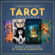 Llewellyn's 2027 Tarot Calendar cover with tarot card illustrations and text.
