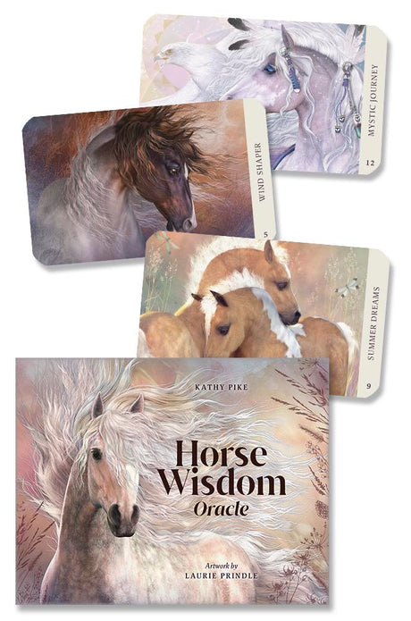 Horse Wisdom Oracle deck with art by Laurie Prindle