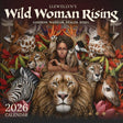 Llewellyn's Wild Woman Rising 2026 calendar cover with a woman surrounded by animals and nature elements.