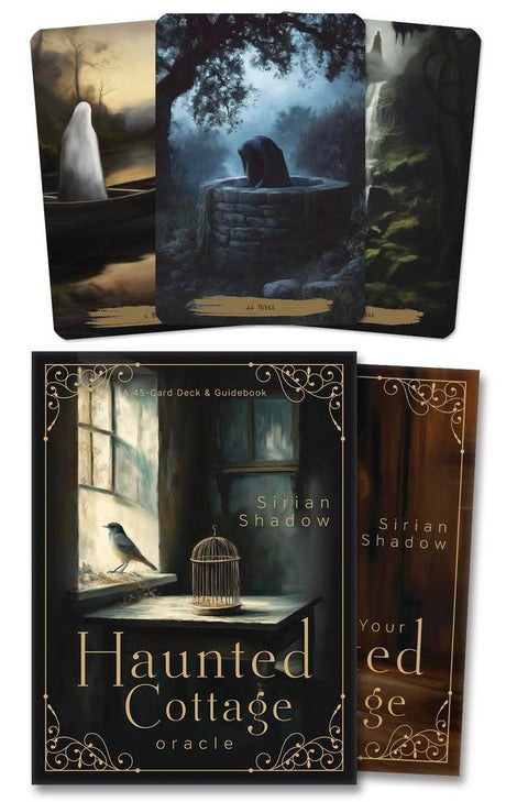 Haunted Cottage oracle deck, with guidebook