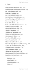 A Miscellany of Fairy Folk, Myths, and Magic by Sandra Kynes - table of contents