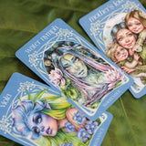 Enchanted Garden Oracle deck with cards showing fairies