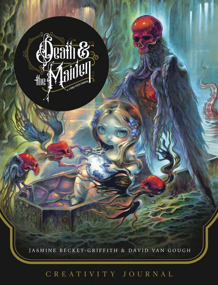 Death & The Maiden Creativity Journal - front cover