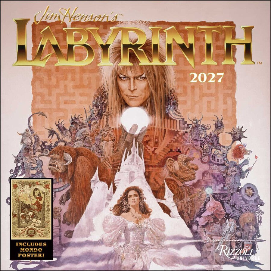 Jim Henson's Labyrinth 2027 Wall Calendar - front cover 