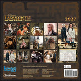 Jim Henson's Labyrinth 2027 Wall Calendar - back cover showing all months