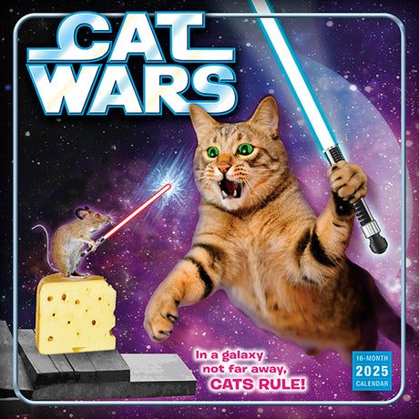 2025 Cat Wars calendar - "In a galaxy not far away, cats rule!"