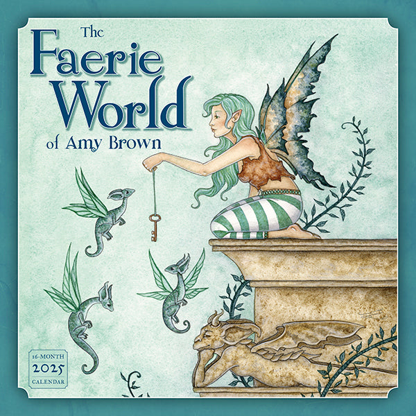 2025 The Faerie World of Amy Brown calendar with fairy art