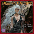 Dragon Witches calendar cover featuring a woman with white hair and a dragon, with 'The Art of Nene Thomas' text.