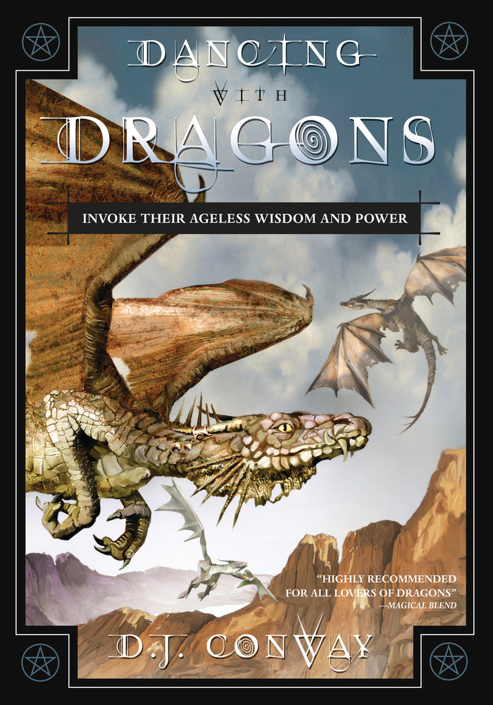 Dancing with Dragons by D.J. Conway book, front cover