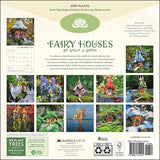 Fairy Houses 2027 Wall Calendar - back cover with all months