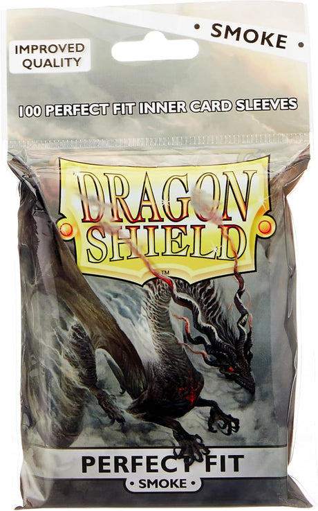 Pack of 100 smoke gray card protectors