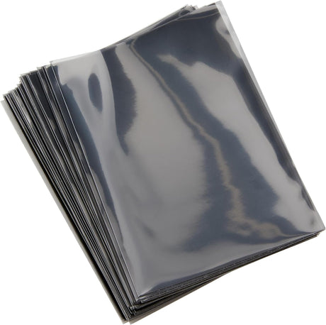 Pack of 100 smoke gray card protectors