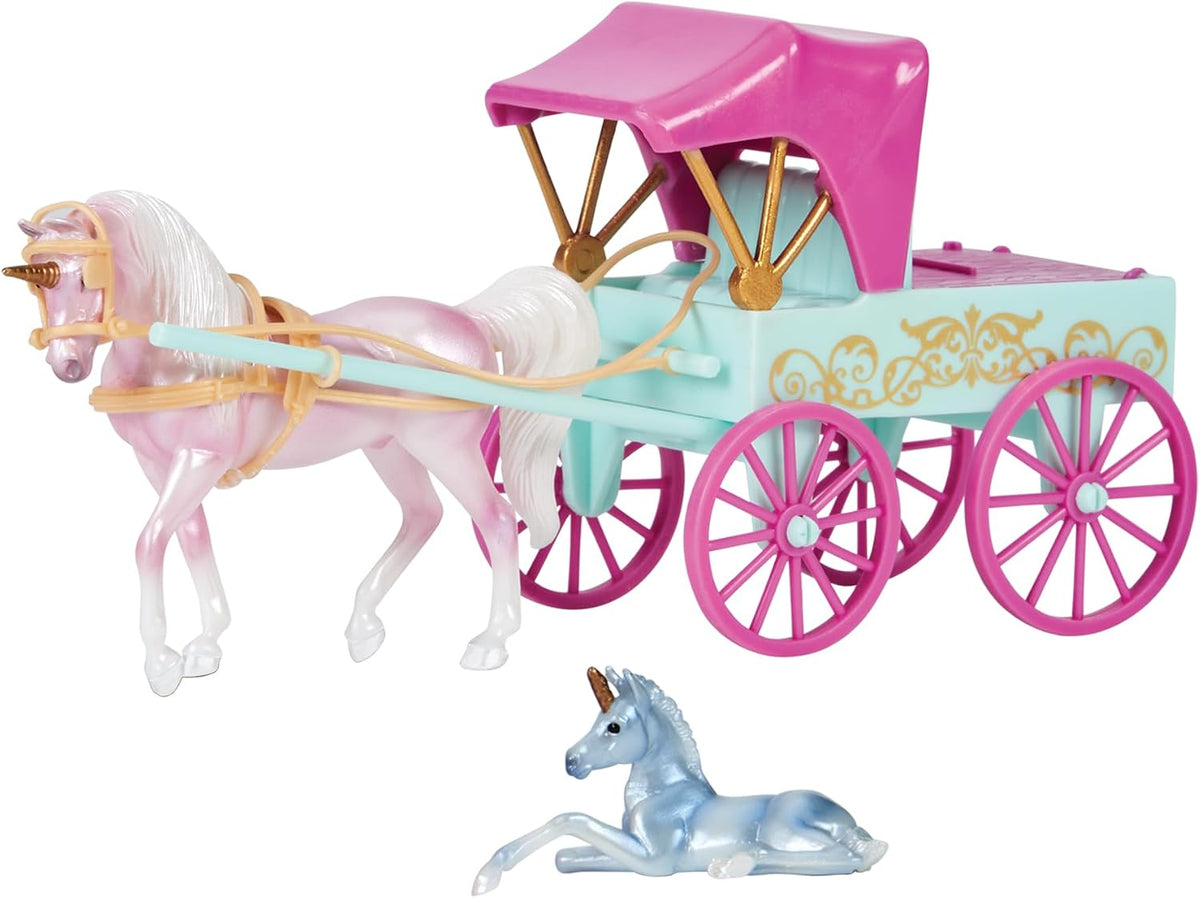 Breyer Magic Unicorn Carriage & Foal playset