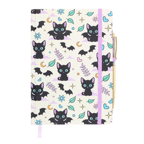 Cute & Creepy Journal & Amethyst Pen Set
