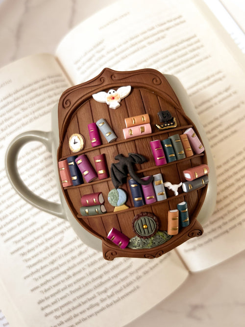 Fantasy Bookshelf Mug