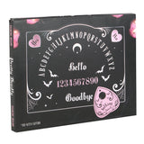 Talking board box, pink and black theme