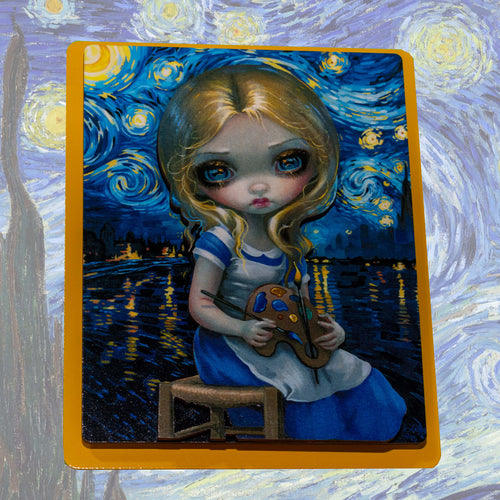 Alice in the Starry Night Dimensional Art Board by Jasmine Becket-Griffith