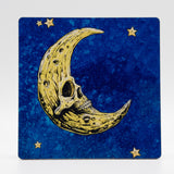 Skull moon coaster