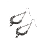 Dragon earrings, dangly