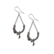Dragon earrings, dangly