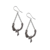 Dragon earrings, dangly