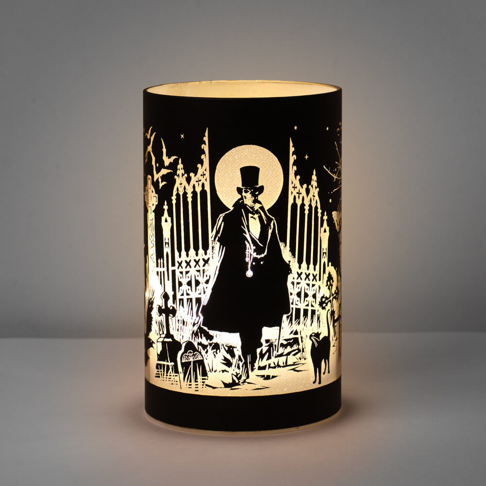 Count Magistus Vampire Skeleton Lantern LED Light - Fantasy Gifts