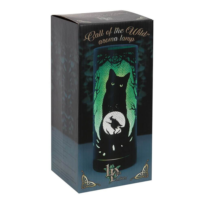 Box for the Rise of the Witches aroma lamp by Lisa Parker, from the "Call of the Wild" series